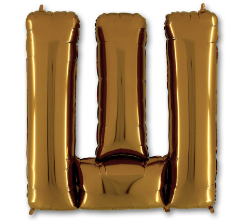 Г БУКВА Ш 40" Gold