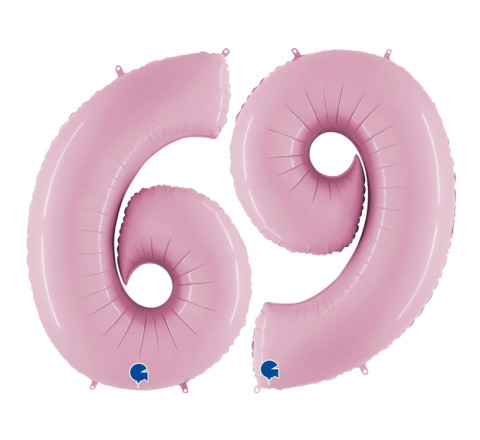 Г ЦИФРА 6/9 40" Пастель Pink