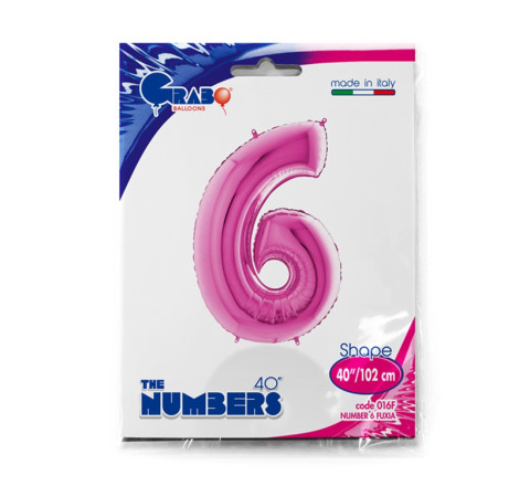 Г ЦИФРА 6 40" Pink